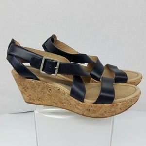 Tsubo Olivette Cork Wedge Strappy Sandal